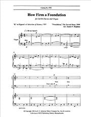 How Firm a Foundation